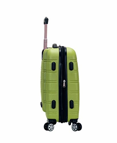Rockland Melbourne 20 Inch Expandable Abs Carry On Luggage, Lime, One Size