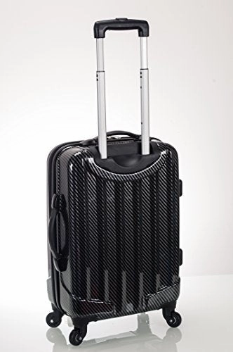 Rockland Melbourne 20" Non-Expandable Abs Carry On, Black Fiber