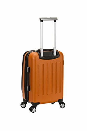 Rockland Titan 19" Polycarbonate Spinner Carry On, Orange