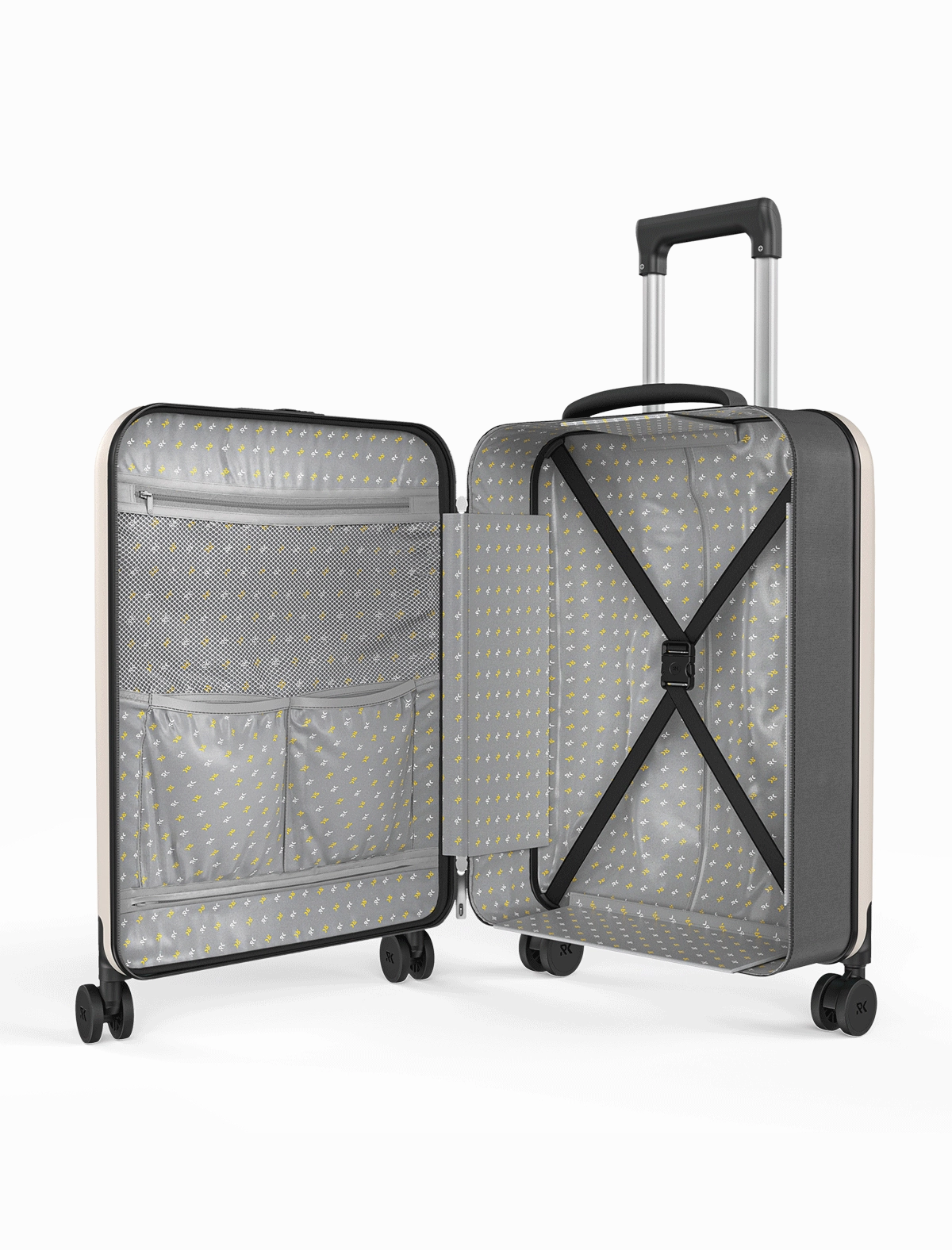 Rollink Flex 360 Collapsible 4-Wheel International Carry-On Luggage