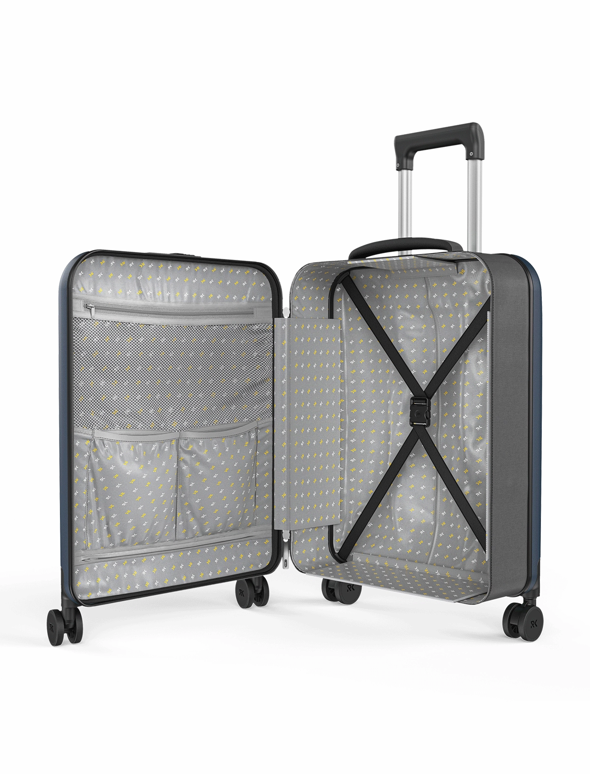 Rollink Flex 360 Collapsible 4-Wheel International Carry-On Luggage