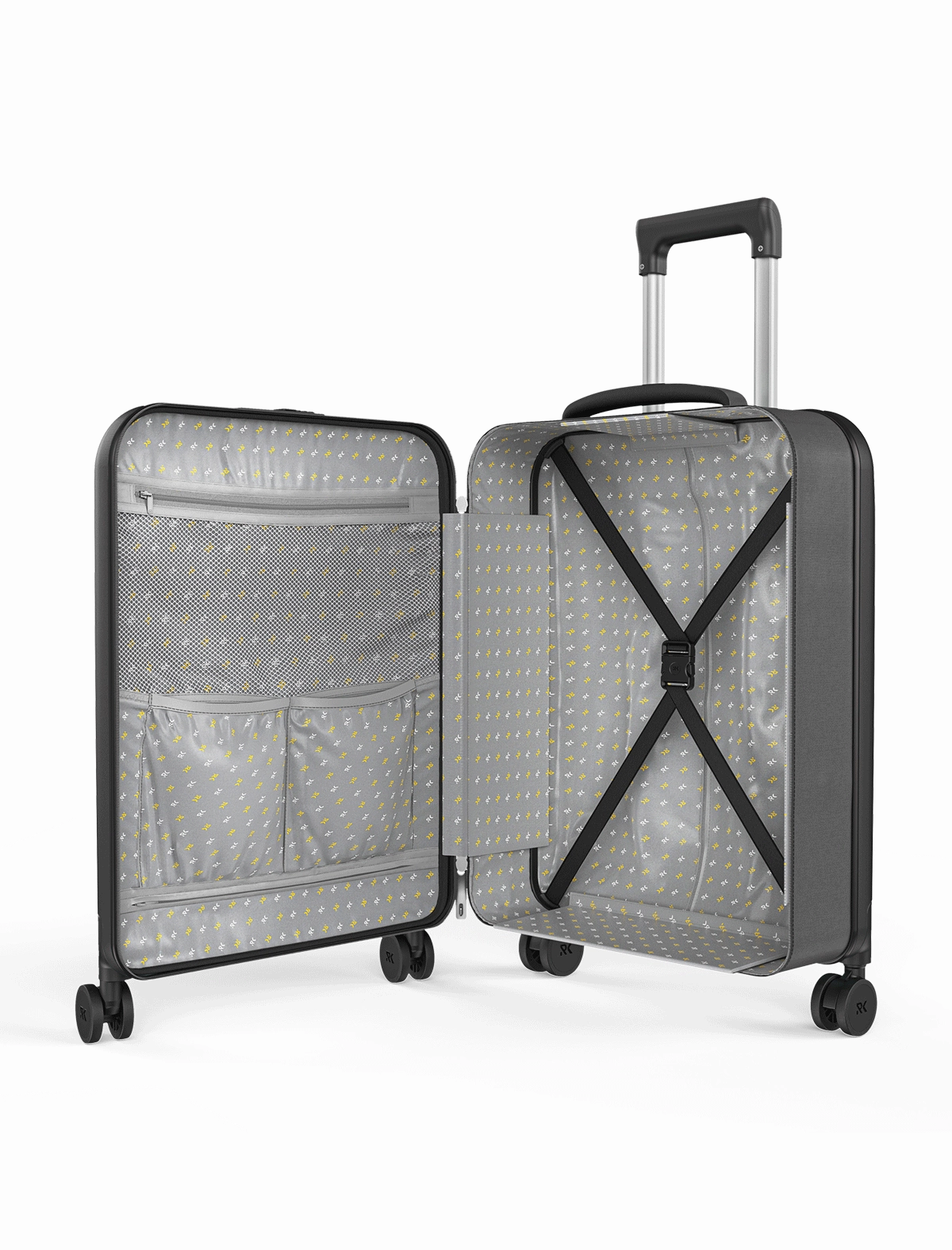 Rollink Flex 360 Collapsible 4-Wheel International Carry-On Luggage