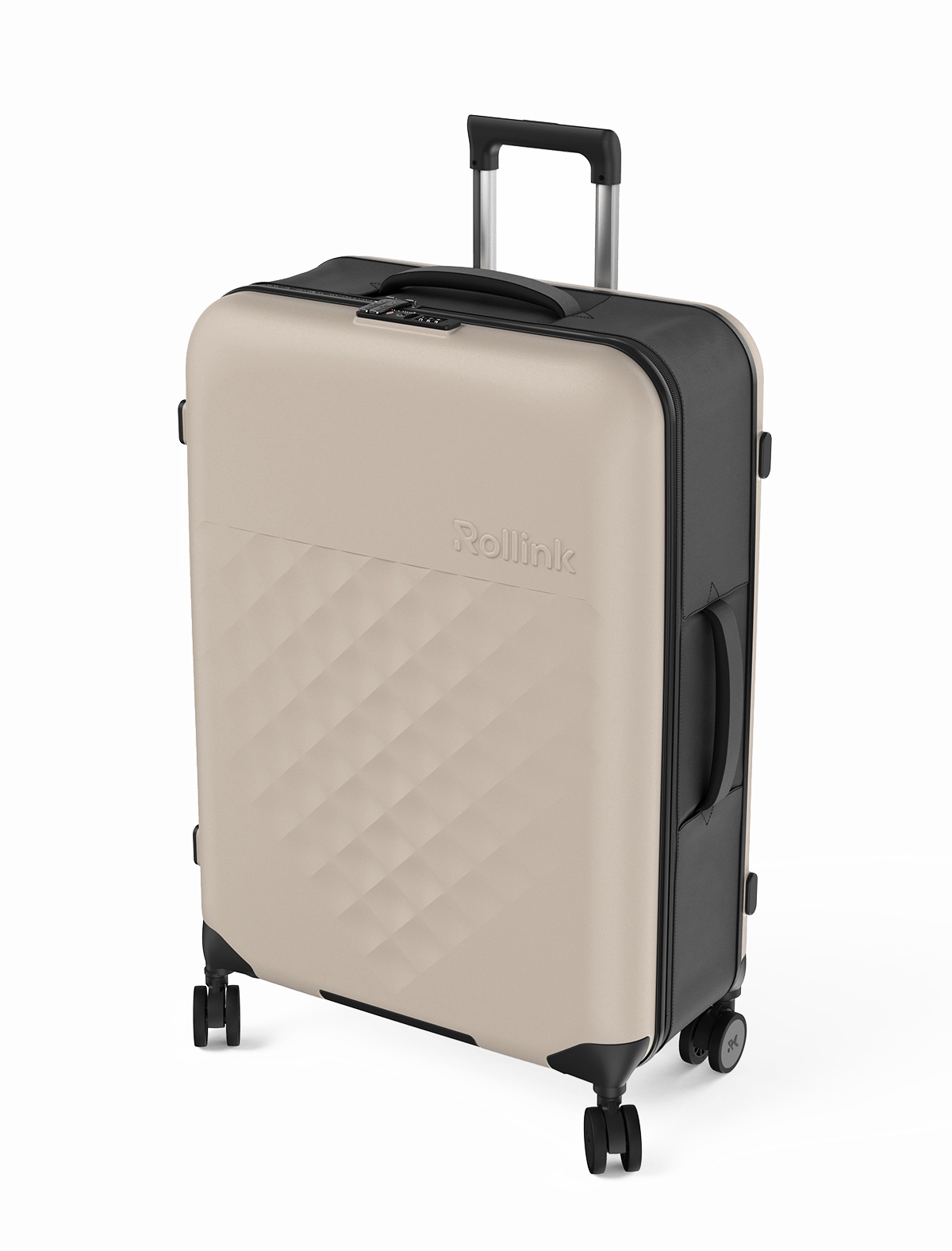 Rollink Flex 360 Large Checked 4 Wheel Collapsible Luggage