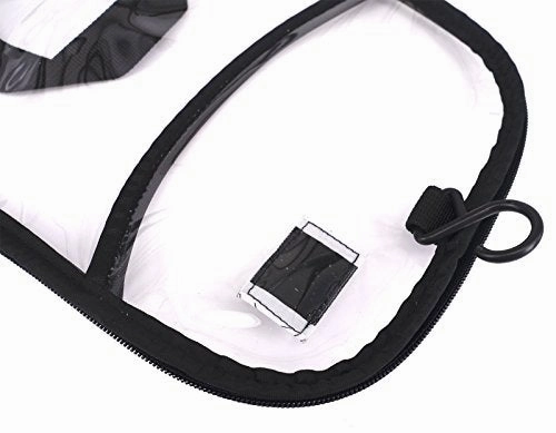 Rough Enough Vinyl Zippered Luggage Toiletry Carry Pouch Travel Cosmetic Makeup Bag Clear Bag