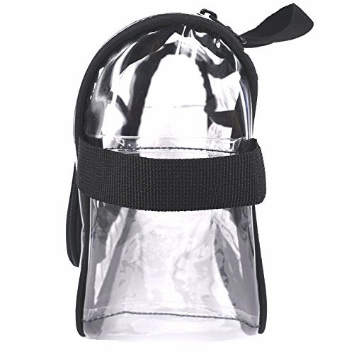 Rough Enough Vinyl Zippered Luggage Toiletry Carry Pouch Travel Cosmetic Makeup Bag Clear Bag
