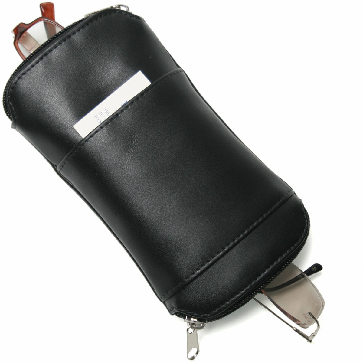 Royce Leather Double Eyeglass Carrying Case