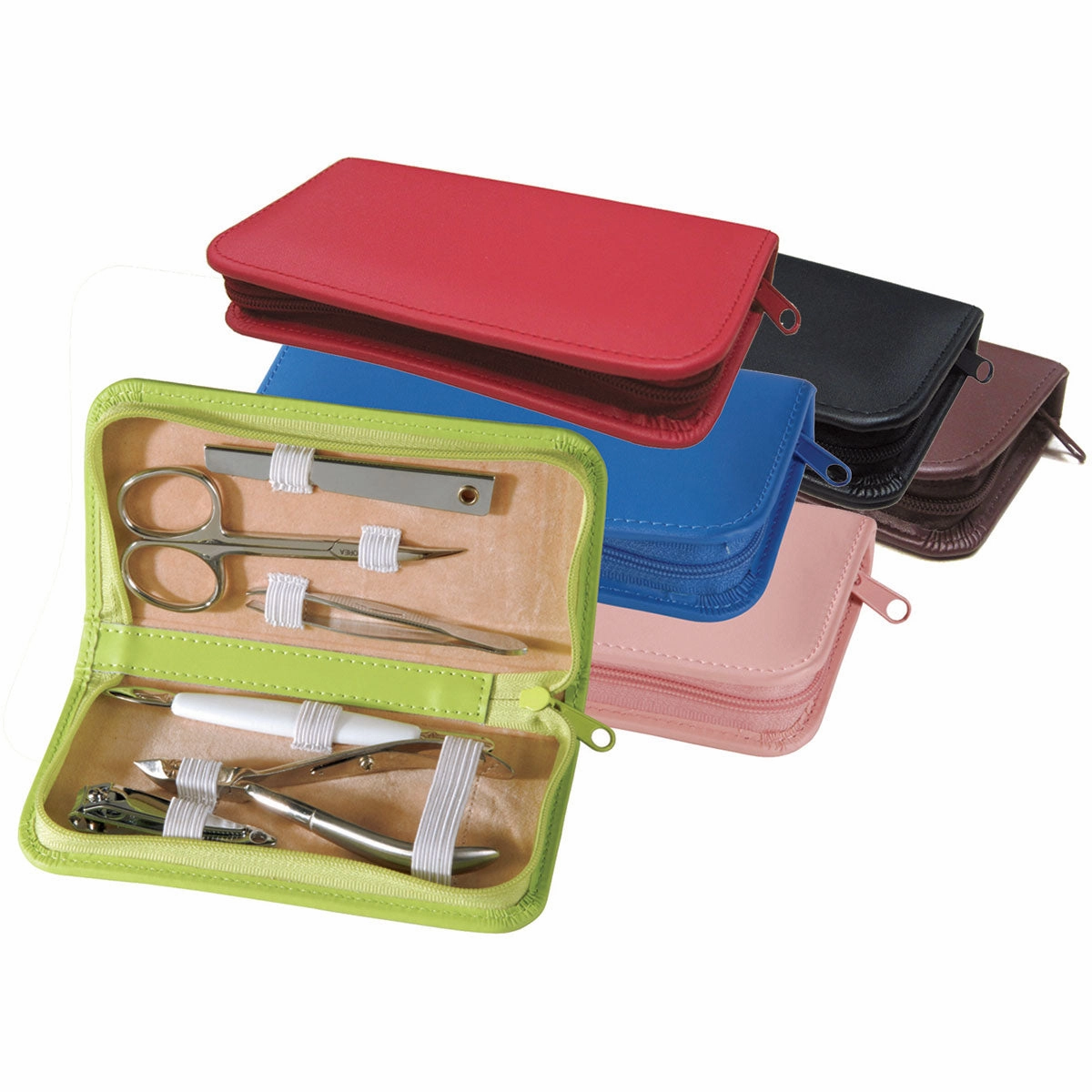 Royce Leather Travel And Grooming Manicure Kit