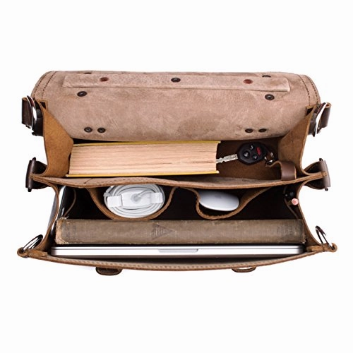Saddleback Leather Classic Briefcase - The Original 100% Full Grain Leather Executive Briefcase Bag