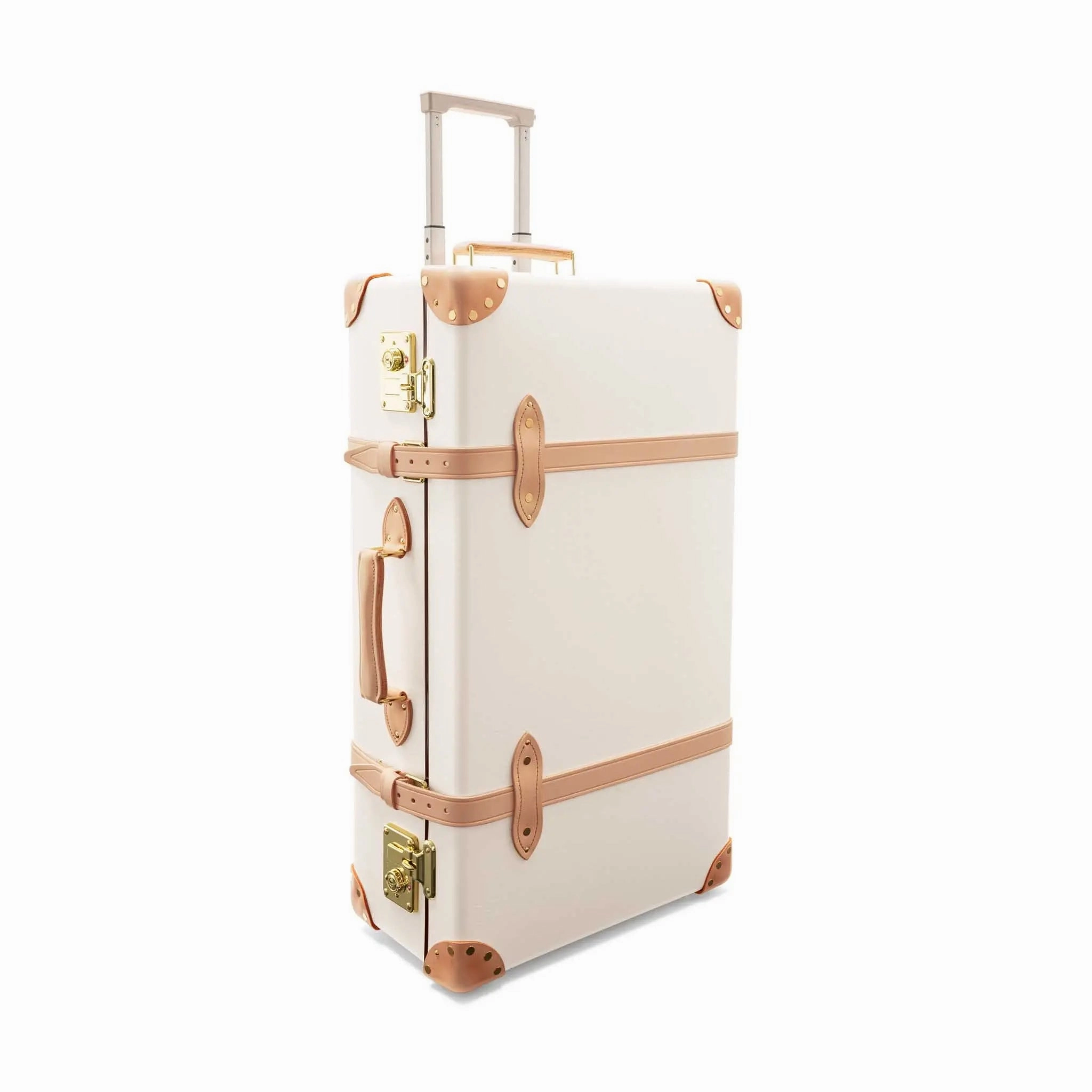 Safari  Large Check-In - 2 Wheels | Ivory/Natural/Gold