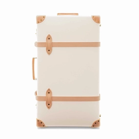 Safari  Large Check-In - 2 Wheels | Ivory/Natural/Gold