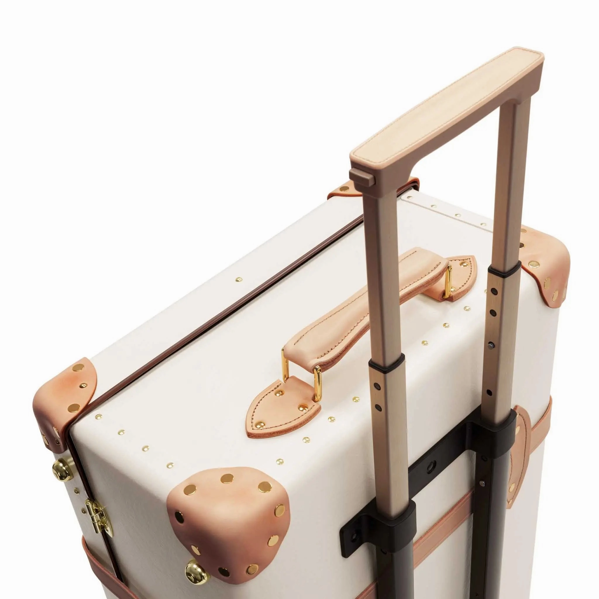 Safari  Large Check-In - 2 Wheels | Ivory/Natural/Gold
