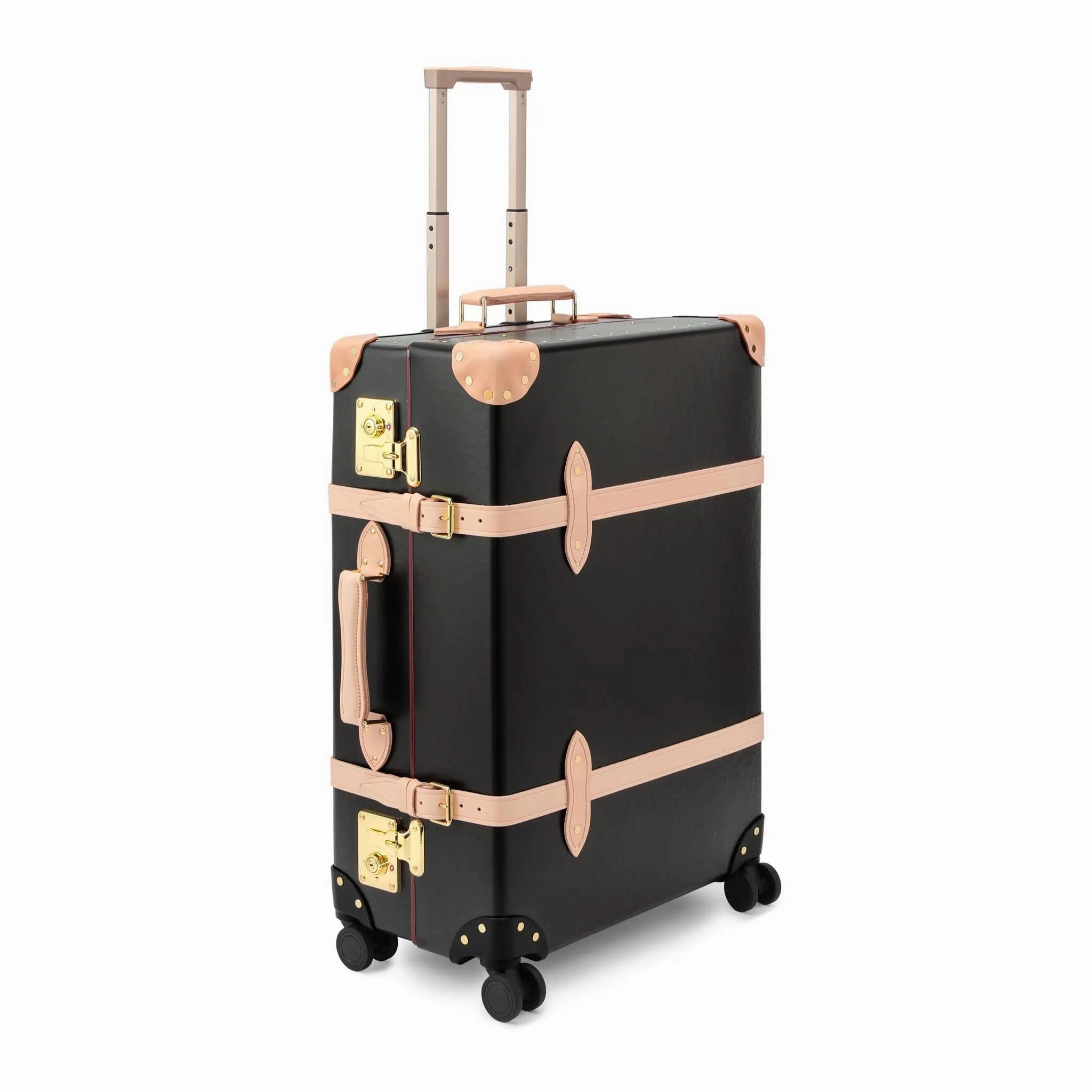 Safari  Large Check-In - 4 Wheels | Brown/Natural/Gold
