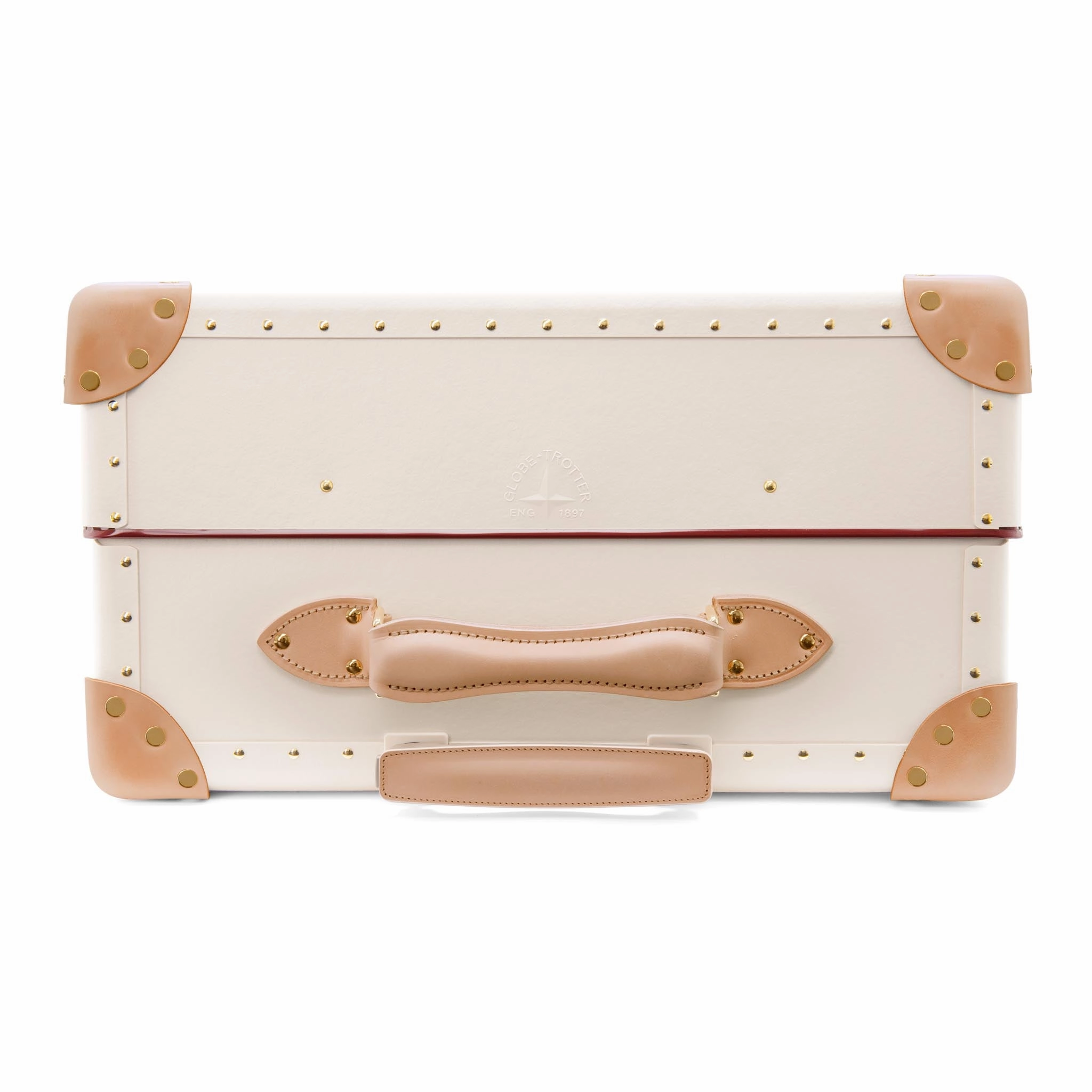 Safari  Large Check-In - 4 Wheels | Ivory/Natural/Gold