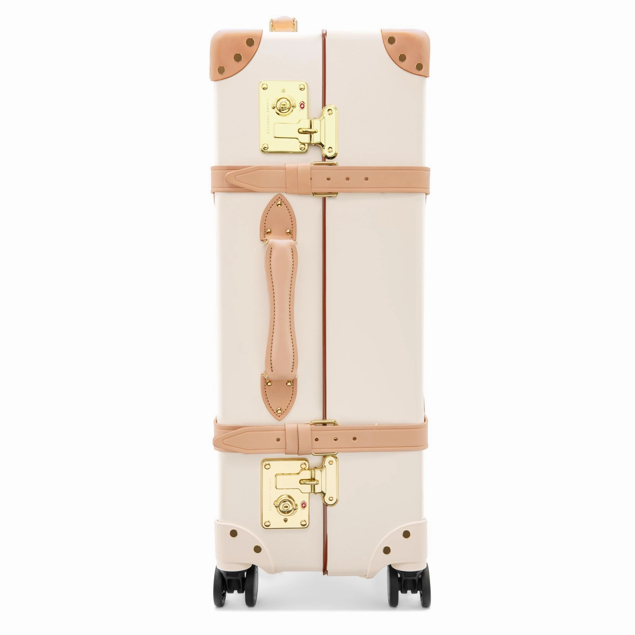 Safari  Large Check-In - 4 Wheels | Ivory/Natural/Gold