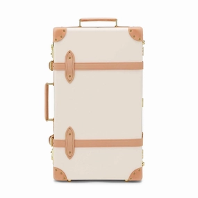Safari  Medium Check-In - 2 Wheels | Ivory/Natural/Gold