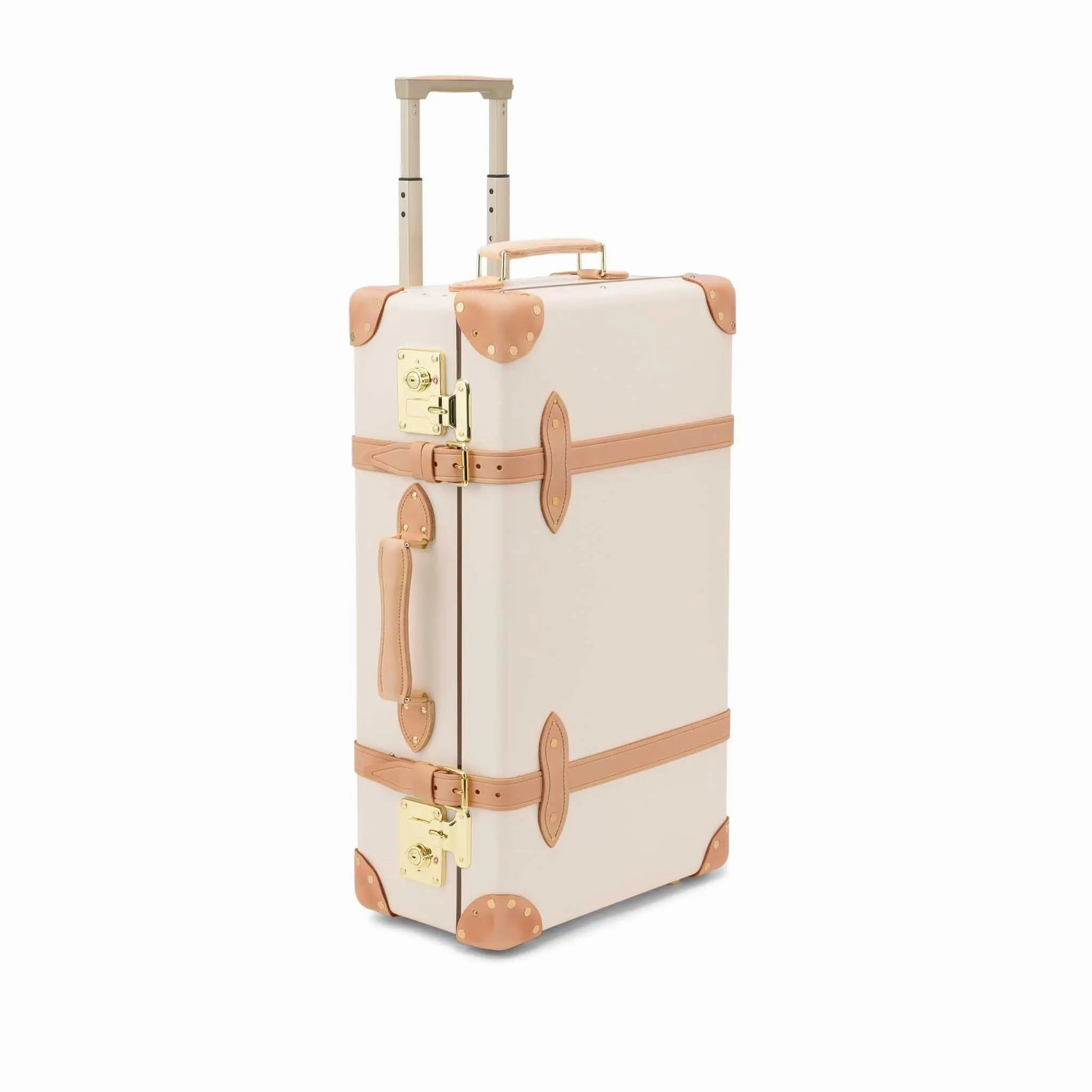 Safari  Medium Check-In - 2 Wheels | Ivory/Natural/Gold
