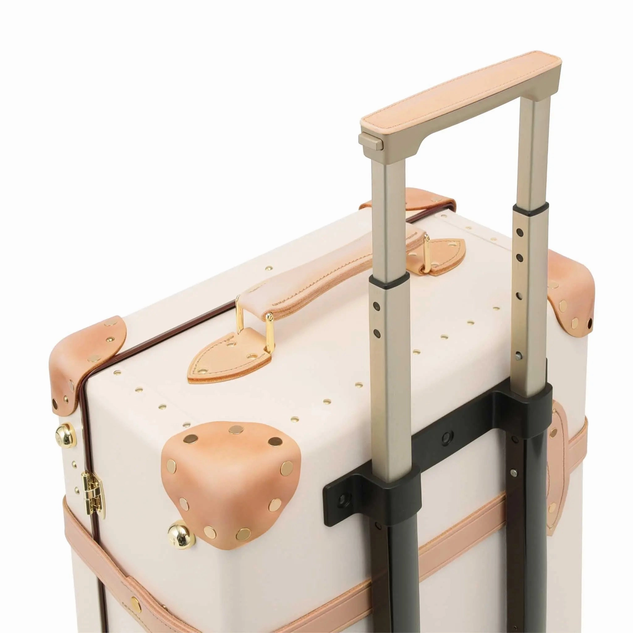 Safari  Medium Check-In - 2 Wheels | Ivory/Natural/Gold