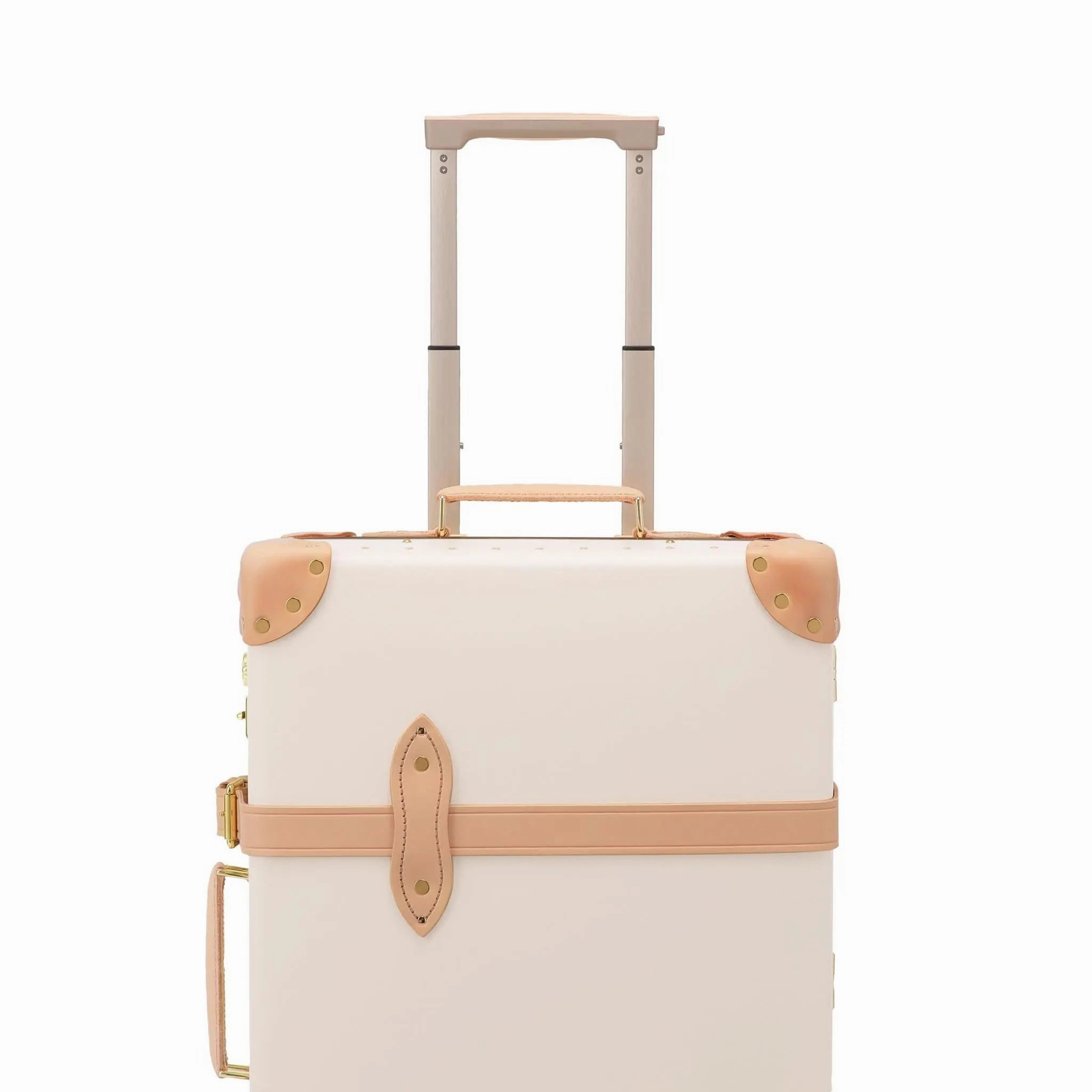Safari  Medium Check-In - 4 Wheels | Ivory/Natural/Gold