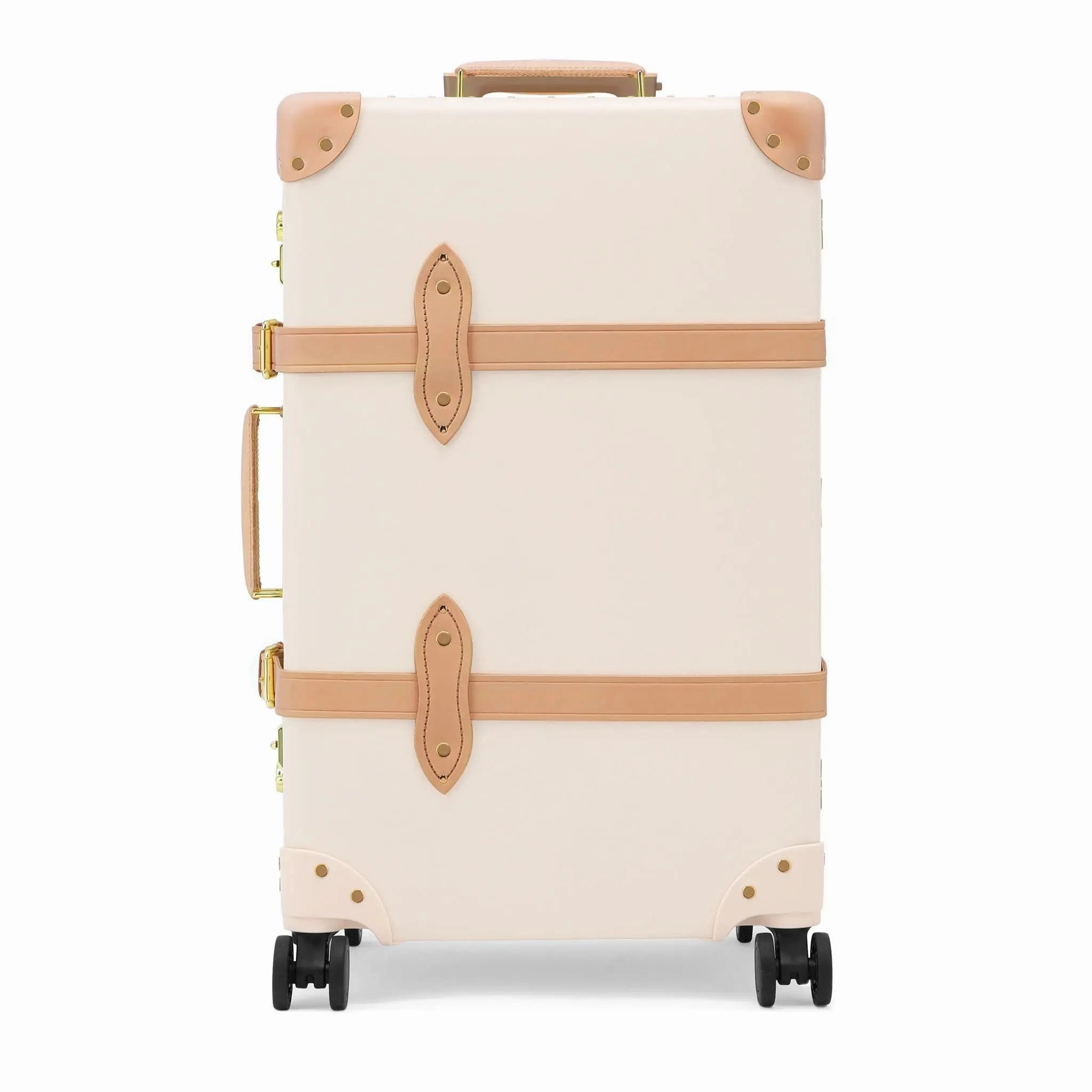 Safari  Medium Check-In - 4 Wheels | Ivory/Natural/Gold