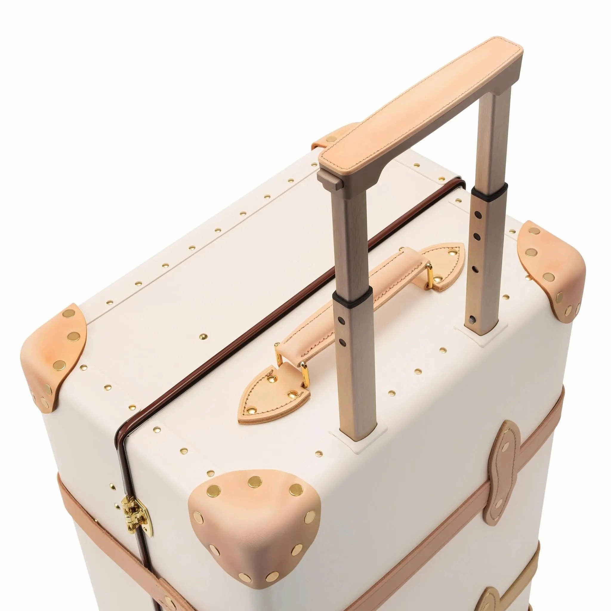 Safari  Medium Check-In - 4 Wheels | Ivory/Natural/Gold