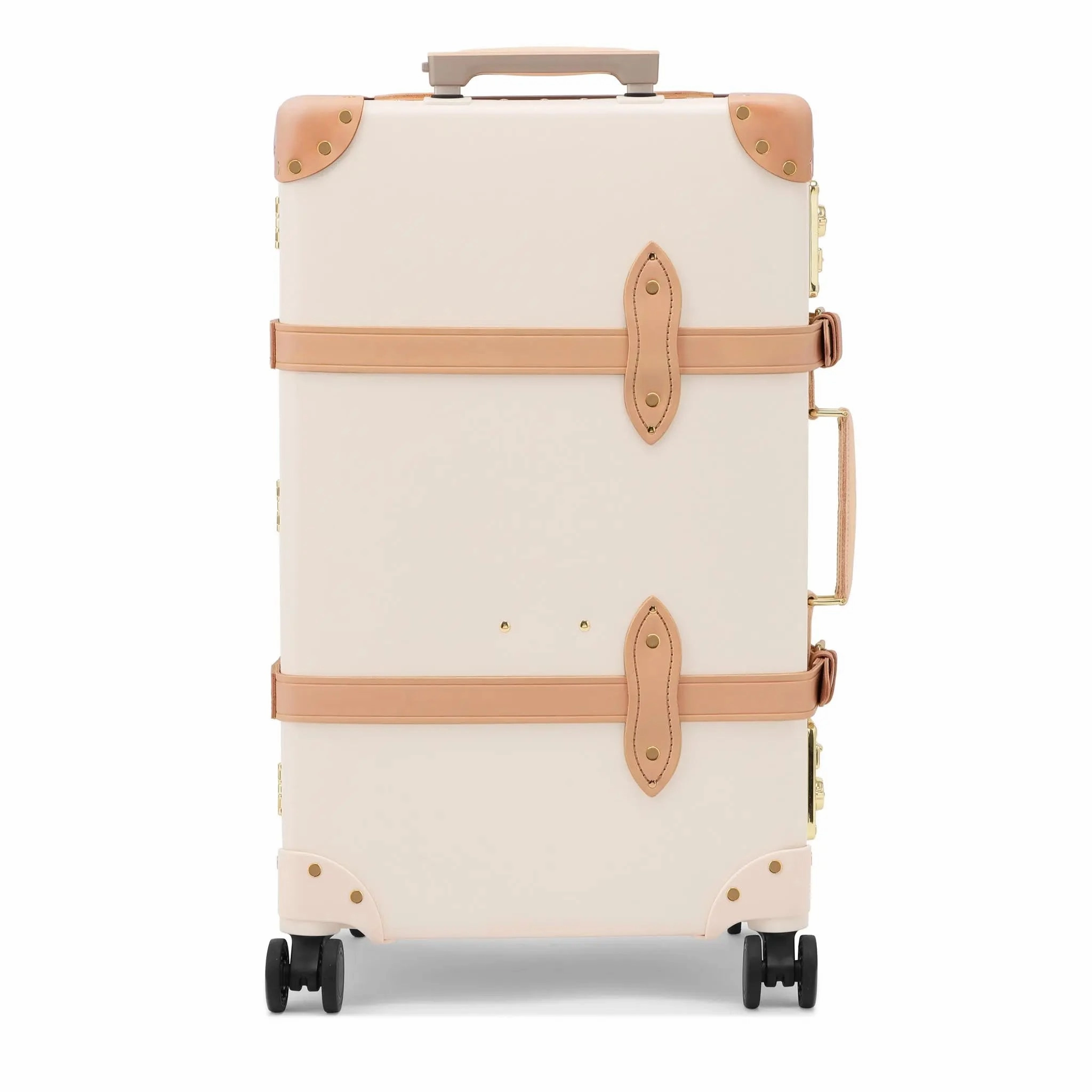 Safari  Medium Check-In - 4 Wheels | Ivory/Natural/Gold
