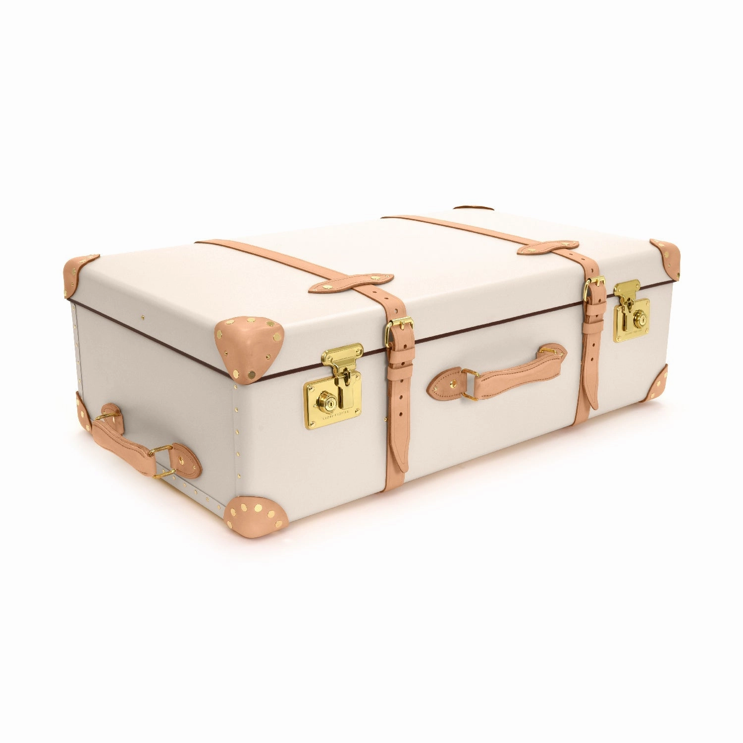 Safari  XL Suitcase - 2 Wheels | Ivory/Natural/Gold