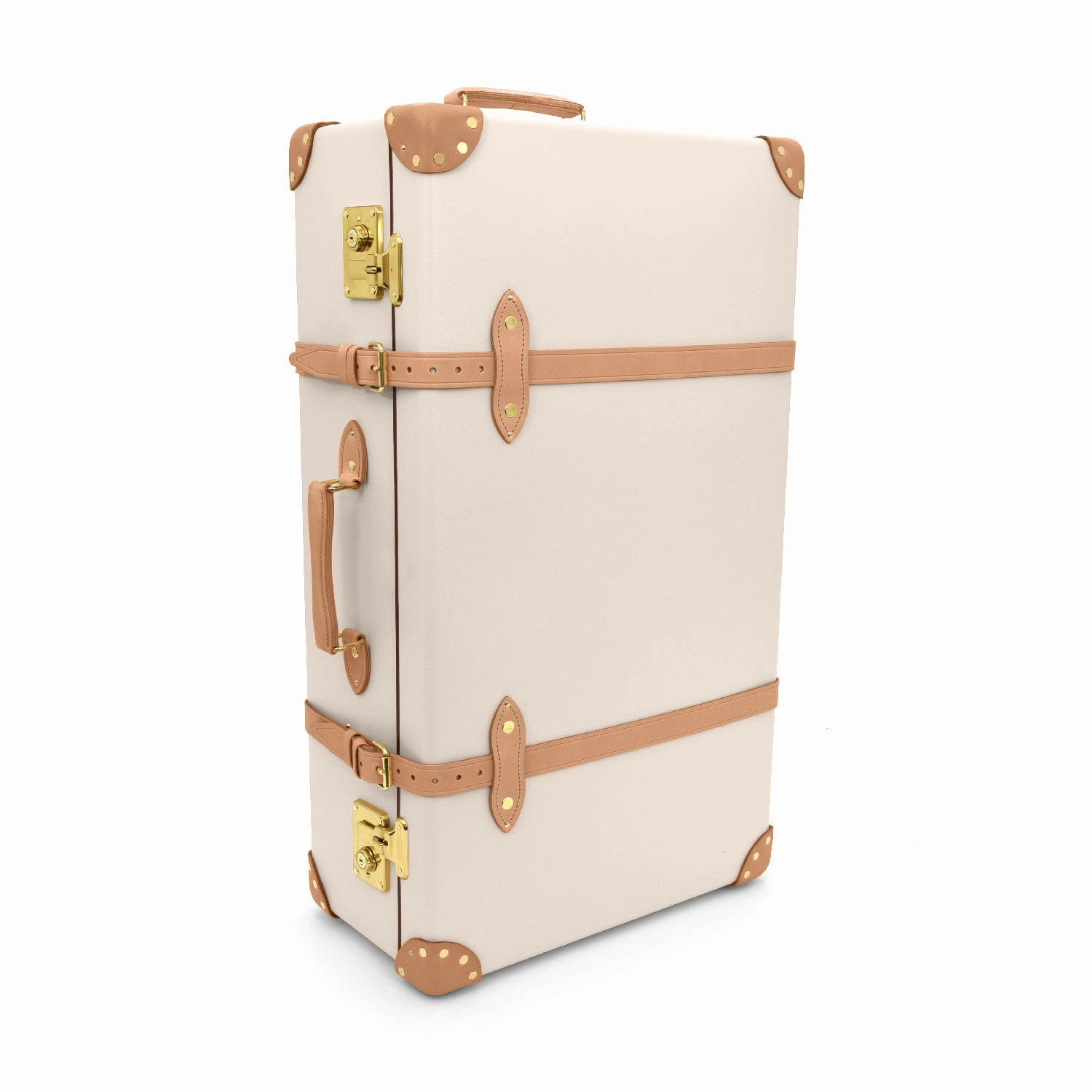 Safari  XL Suitcase - 2 Wheels | Ivory/Natural/Gold