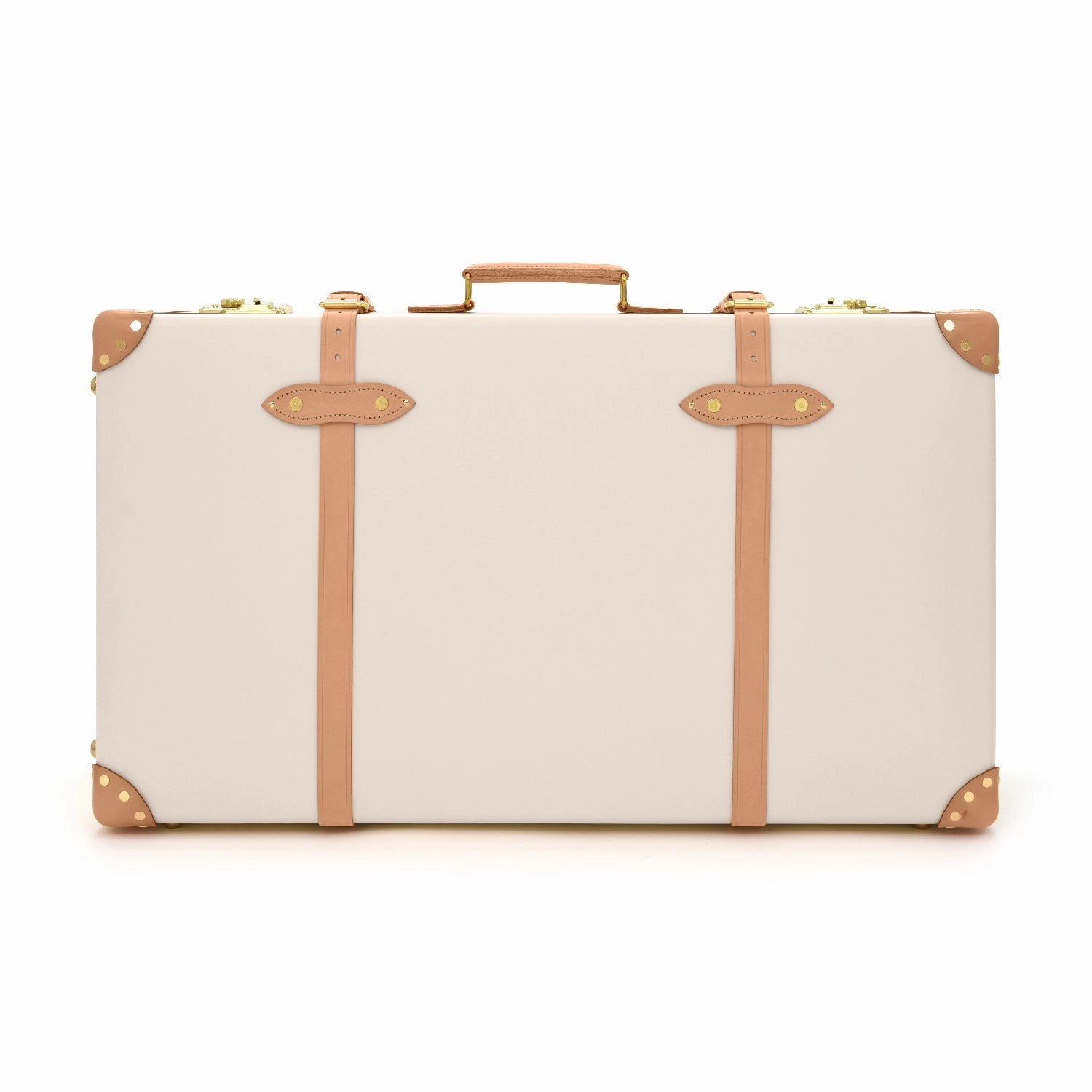 Safari  XL Suitcase - 2 Wheels | Ivory/Natural/Gold