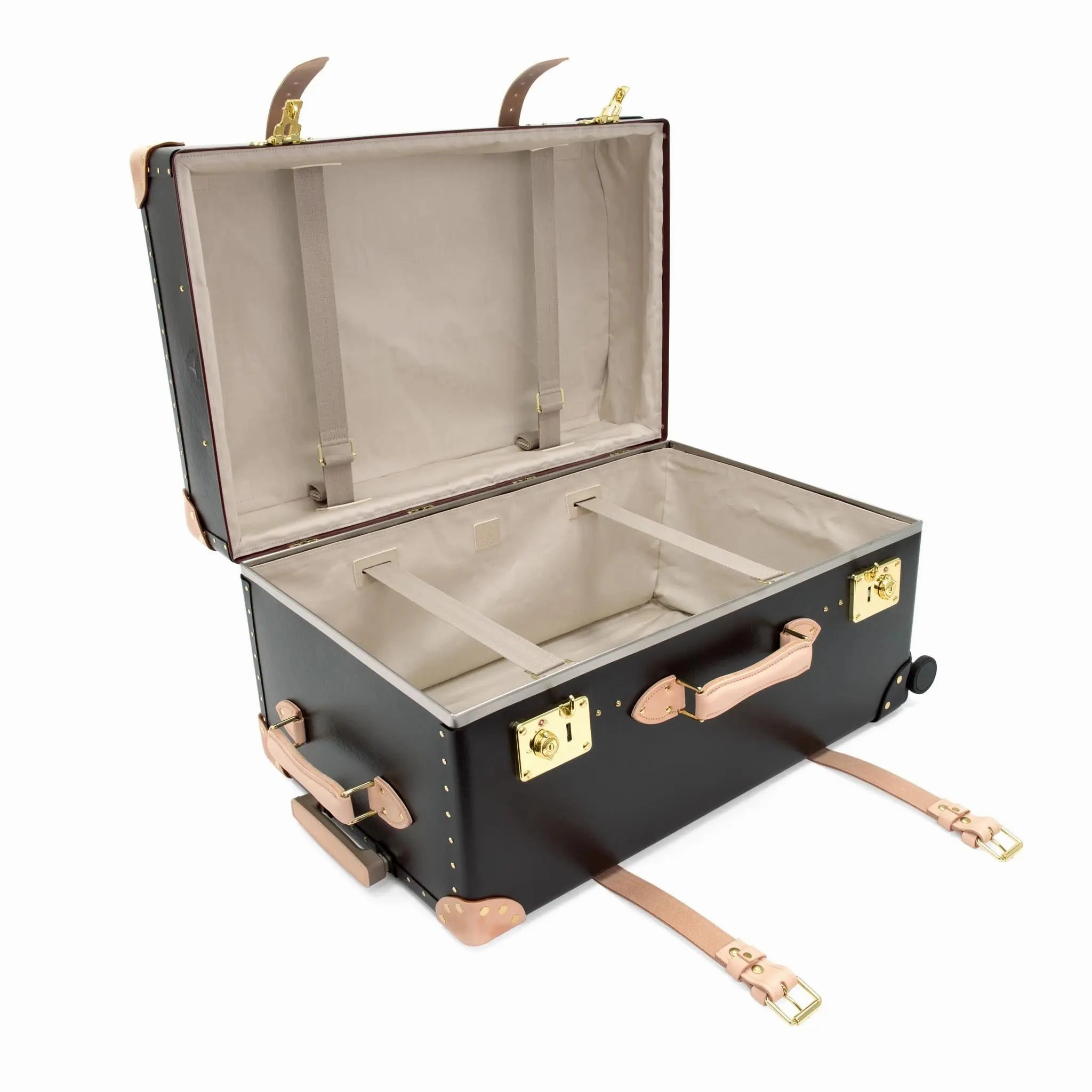Safari  XL Trunk - 4 Wheels | Brown/Natural/Gold