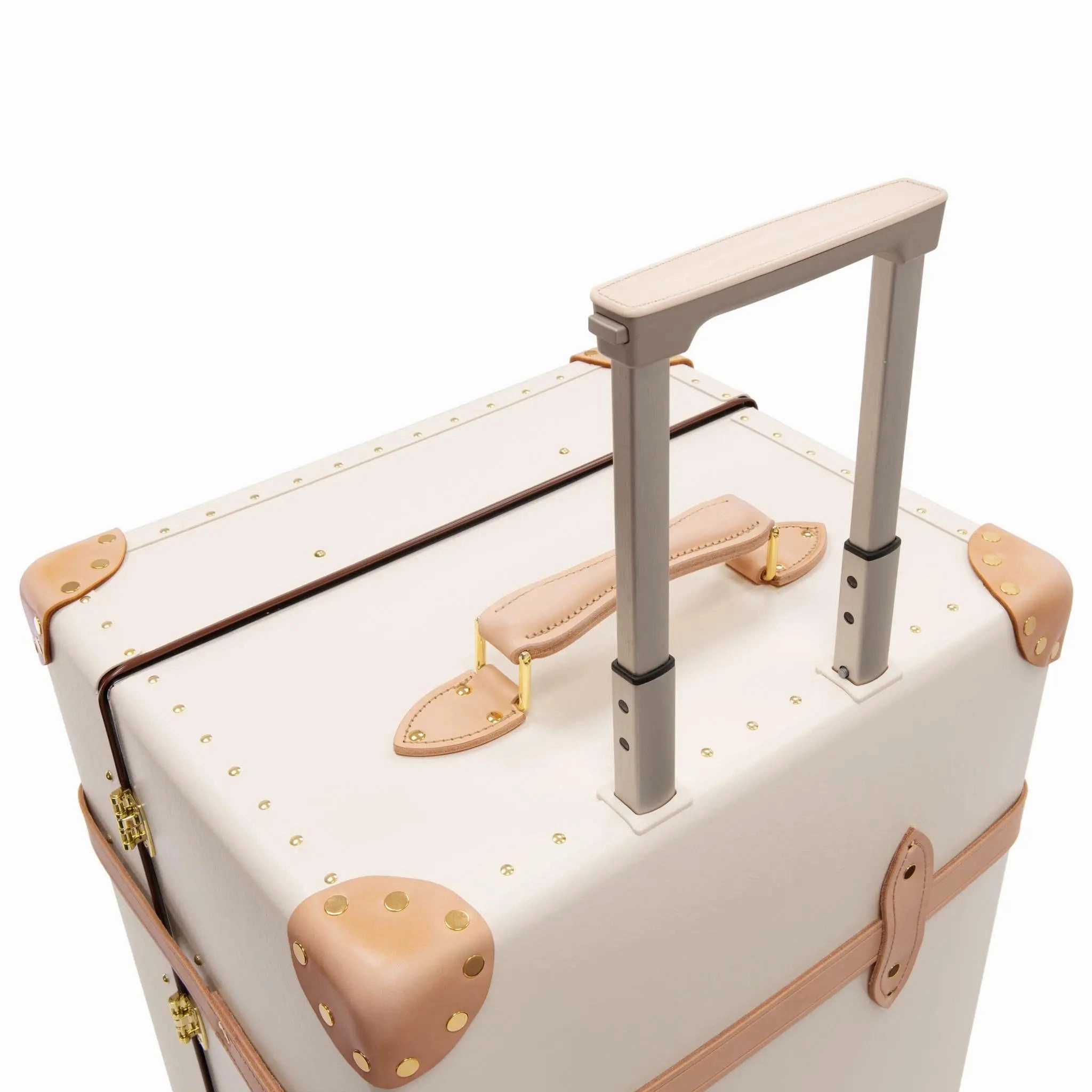 Safari  XL Trunk - 4 Wheels | Ivory/Natural/Gold