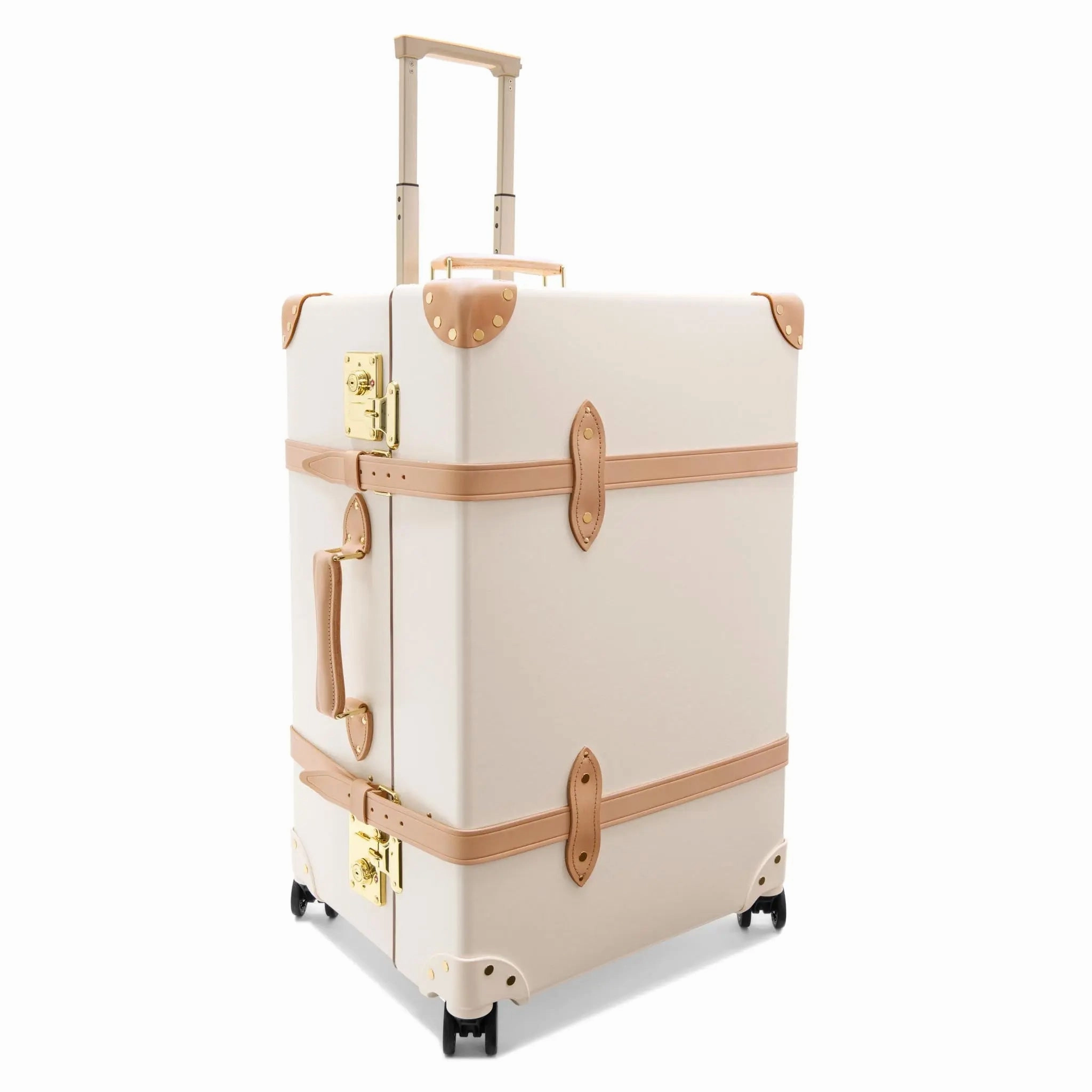Safari  XL Trunk - 4 Wheels | Ivory/Natural/Gold