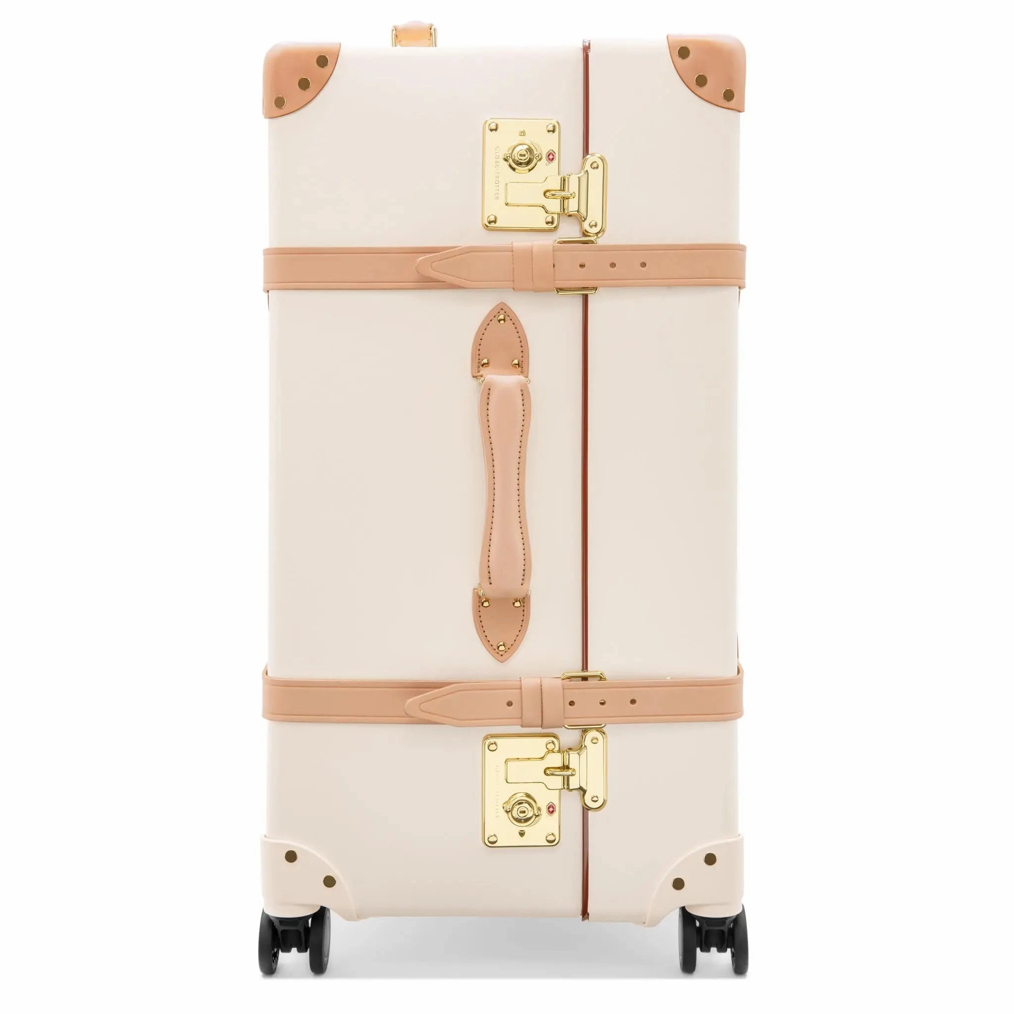 Safari  XL Trunk - 4 Wheels | Ivory/Natural/Gold