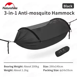 2025 fashion Safe Payment Naturehike DC-C06 Flyingboat 3 in 1 Mosquito Hammock Dont Miss Out is hot sale, 100% satisfaction guarantee.