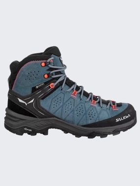 Prevalent Safe Payment Salewa Alp Trainer 2 Women Hiking Boots Java Blue/Coral With Free Shipping online shop, we give you excellent quality and lowest price.