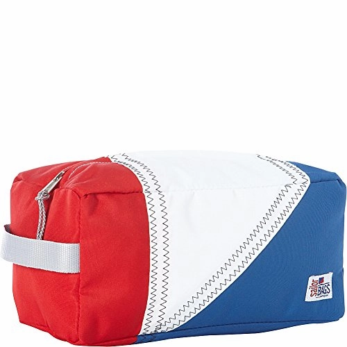 Sailor Bags Tri-Sail Toiletries Kit, One Size, Red/White/Blue
