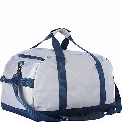 Sailorbags Silver Spinnaker Racer Duffel (Silver With Blue Trim)