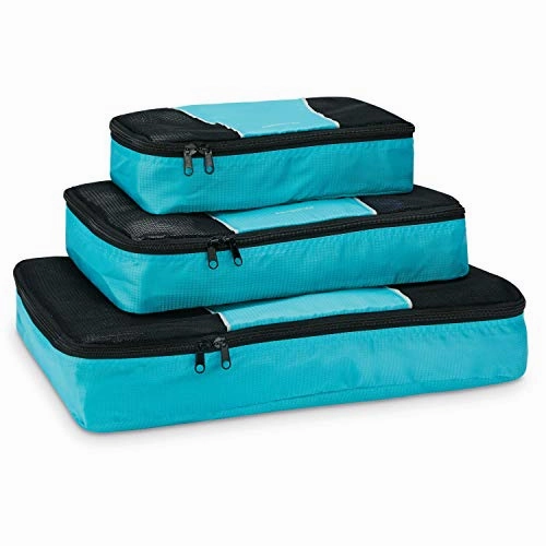 Samsonite 3 Piece Packing Cube Set Travel Tote, Blue, One Size