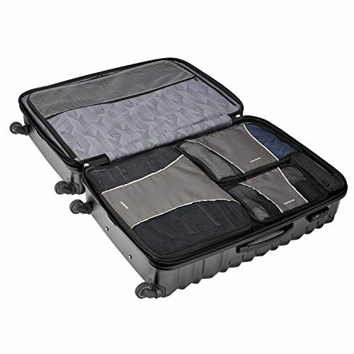 Samsonite 3 Piece Packing Cube Set Travel Tote Charcoal One Size