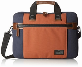 Samsonite - Sideways Laptop Sleeve, M (39cm - 8.9L) - Blue/Orange