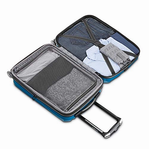 Samsonite Centric 2 Hardside Expandable Luggage with Spinner Wheels, Caribbean Blue, Carry-On 20-Inch