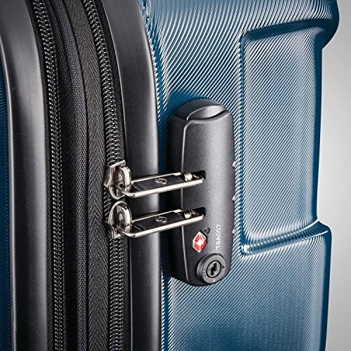 Samsonite Centric Expandable Hardside Carry On Luggage with Spinner Wheels, 20 Inch, Teal