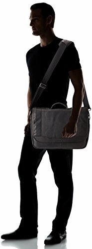 Samsonite Colombian Leather Flapover Briefcase Black