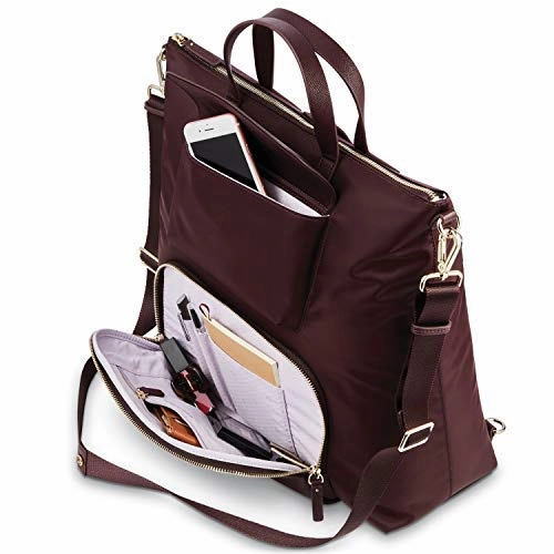 Samsonite Encompass Womens Convertible Brief Backpack Bordeaux