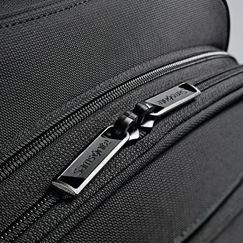 Samsonite Flexis Underseat Carry On Luggage With Spinner Wheels, Jet Black