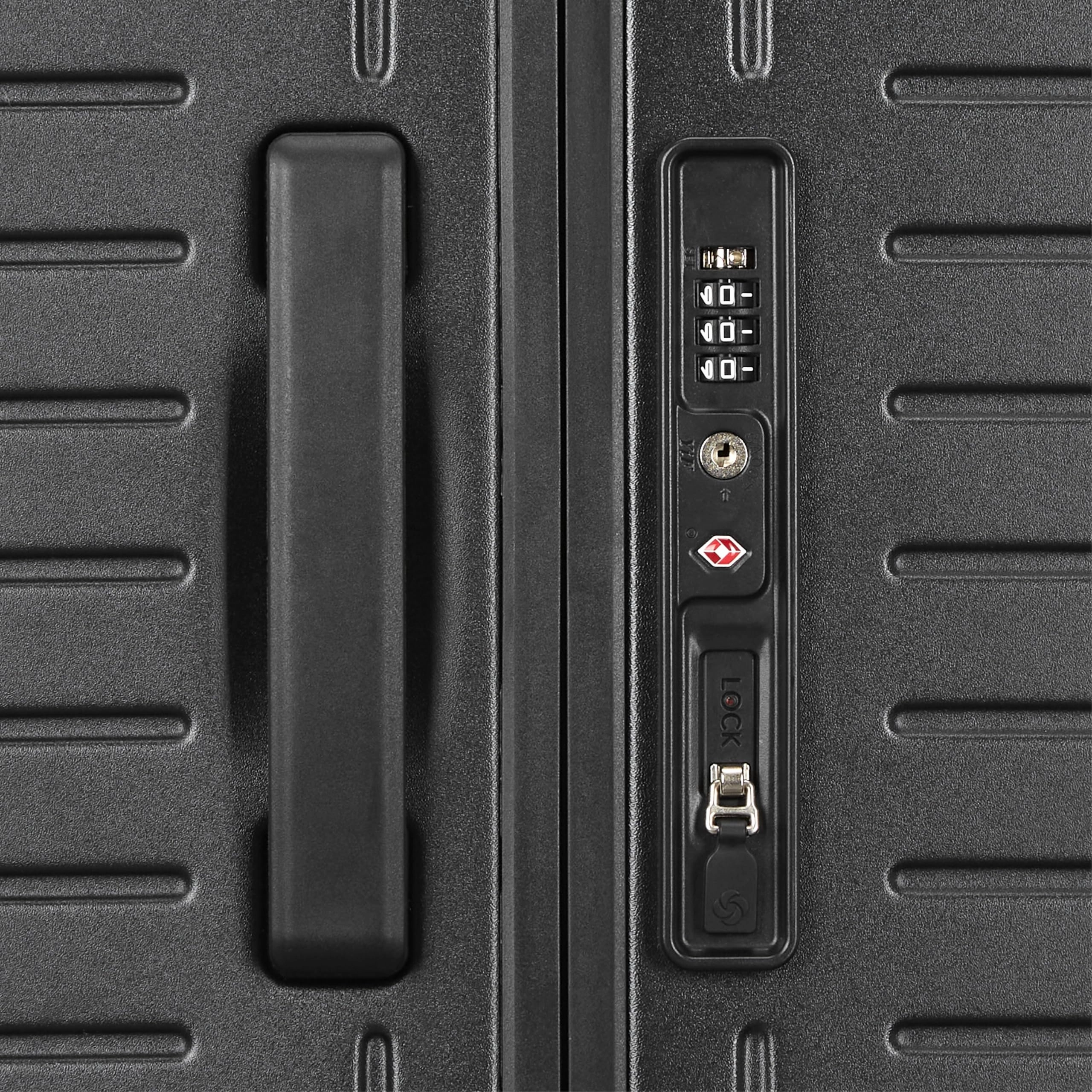 Samsonite Framelock Max Hardside Luggage with Spinner Wheels, Lightweight zipper-less (Carry-on Spinner)