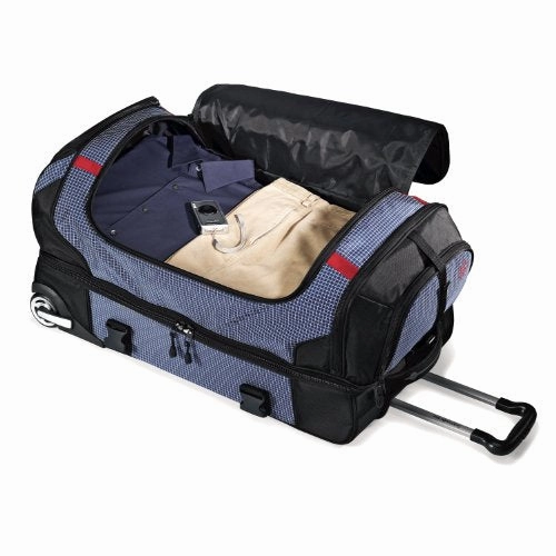 Samsonite Luggage Ripstop Wheeled Duffel, Blue, 35 Inch