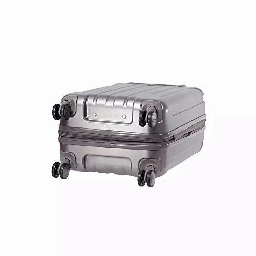 Samsonite Near Spinner 66/24 exp Unisex Medium Silver Polypropylene Luggage Bag AY8055002