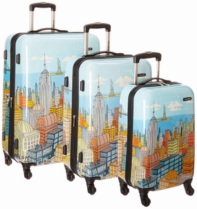 Samsonite NYC Cityscapes 3 Piece Set 20/24/28