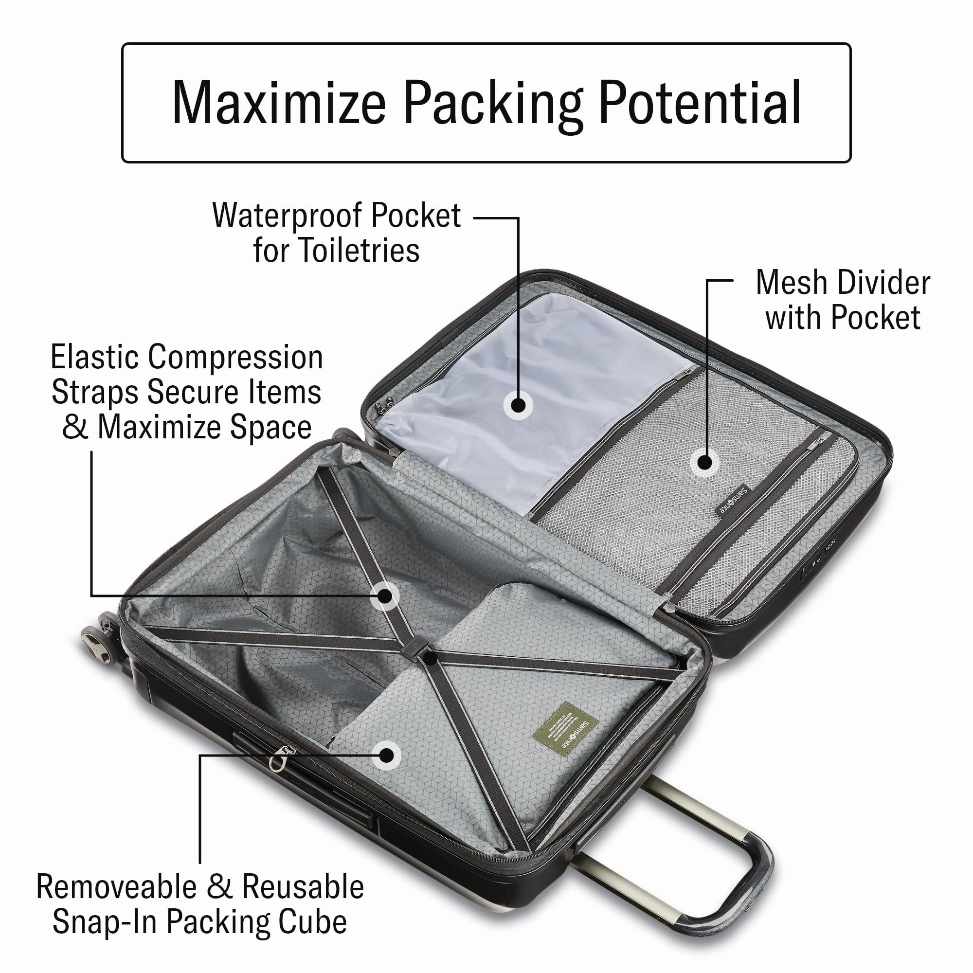 Samsonite Octiv 22" Carry On Hardside Spinner