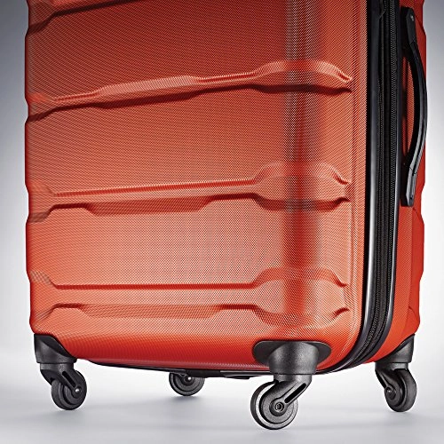 Samsonite Omni 3-Piece Nested Spinner Set - Burnt Orange with Accessory Kit